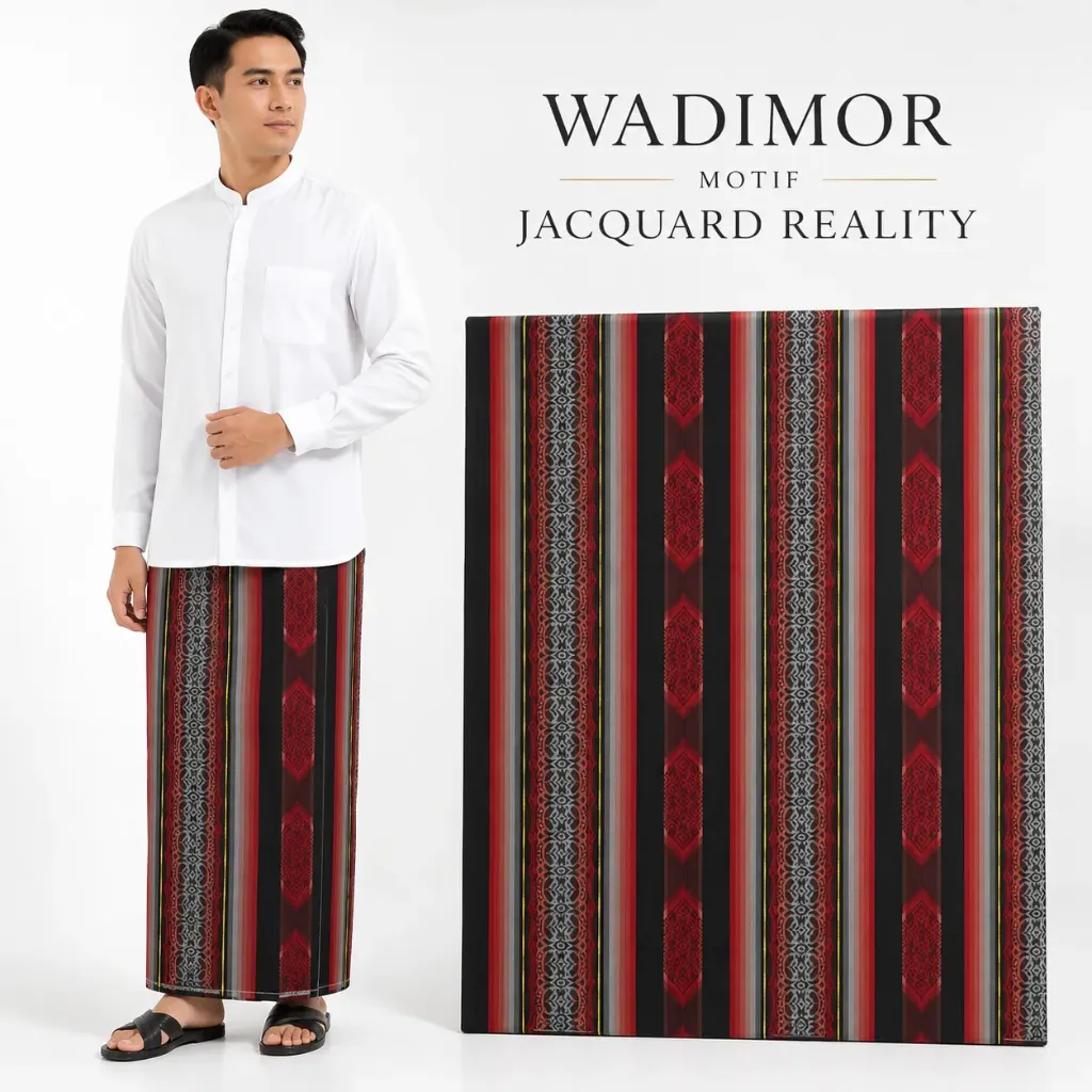 [SRG-WDM-JQD] Sarung Wadimor Motif  Jacquard
