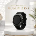 Smartwatch Muslim 2 In 1 Z19 Hitam