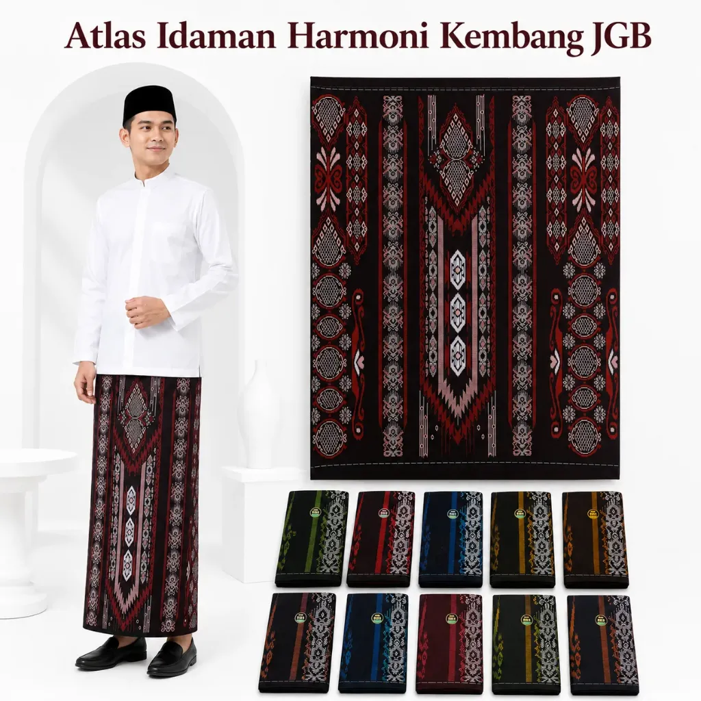 Sarung Atlas BHS harmoni Motif JGB