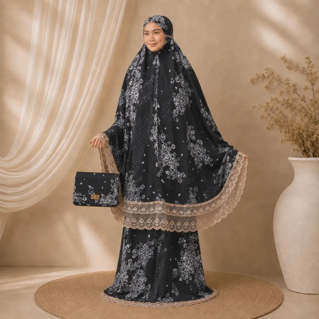 Mukena Zahra Hitam