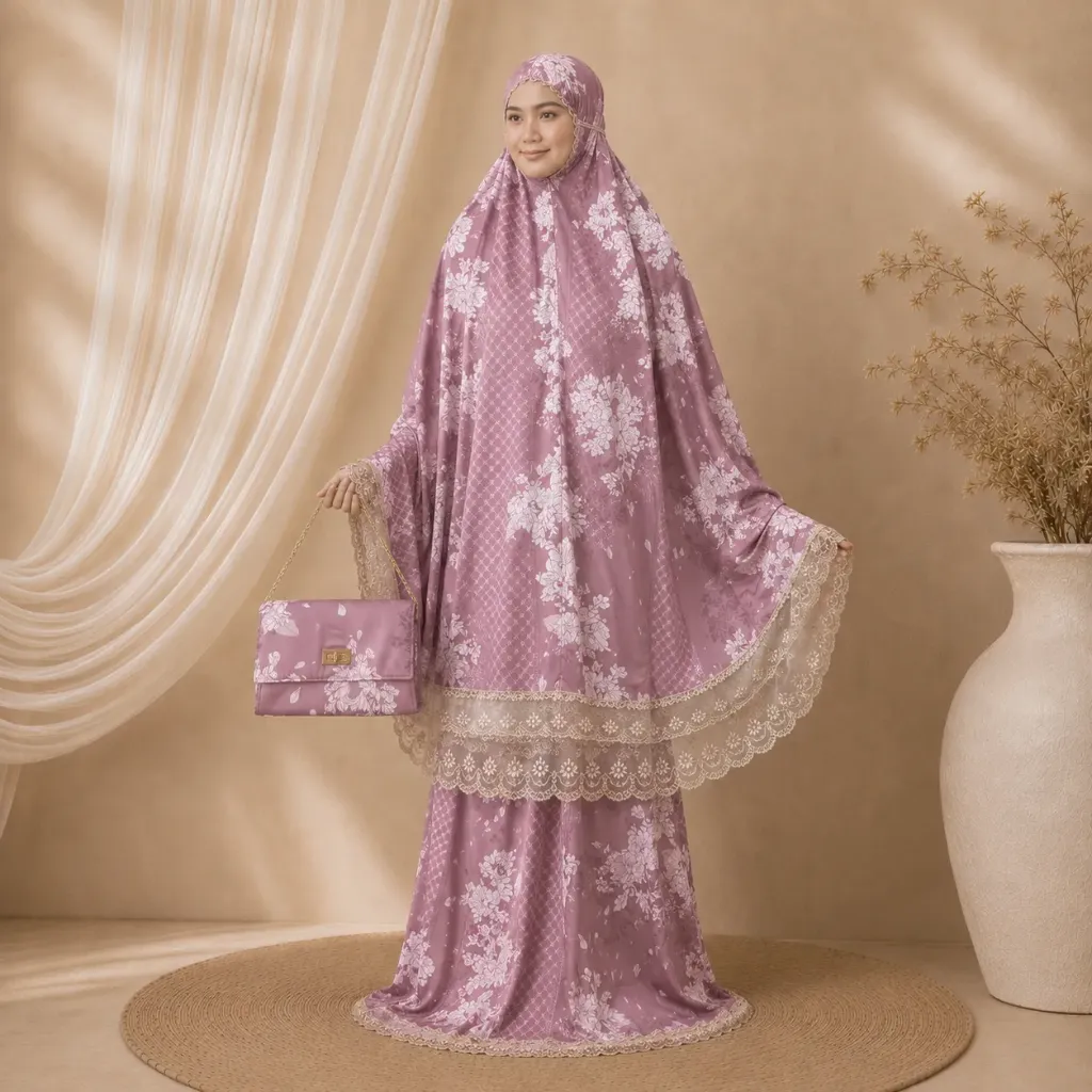 Mukena Zahra Pink
