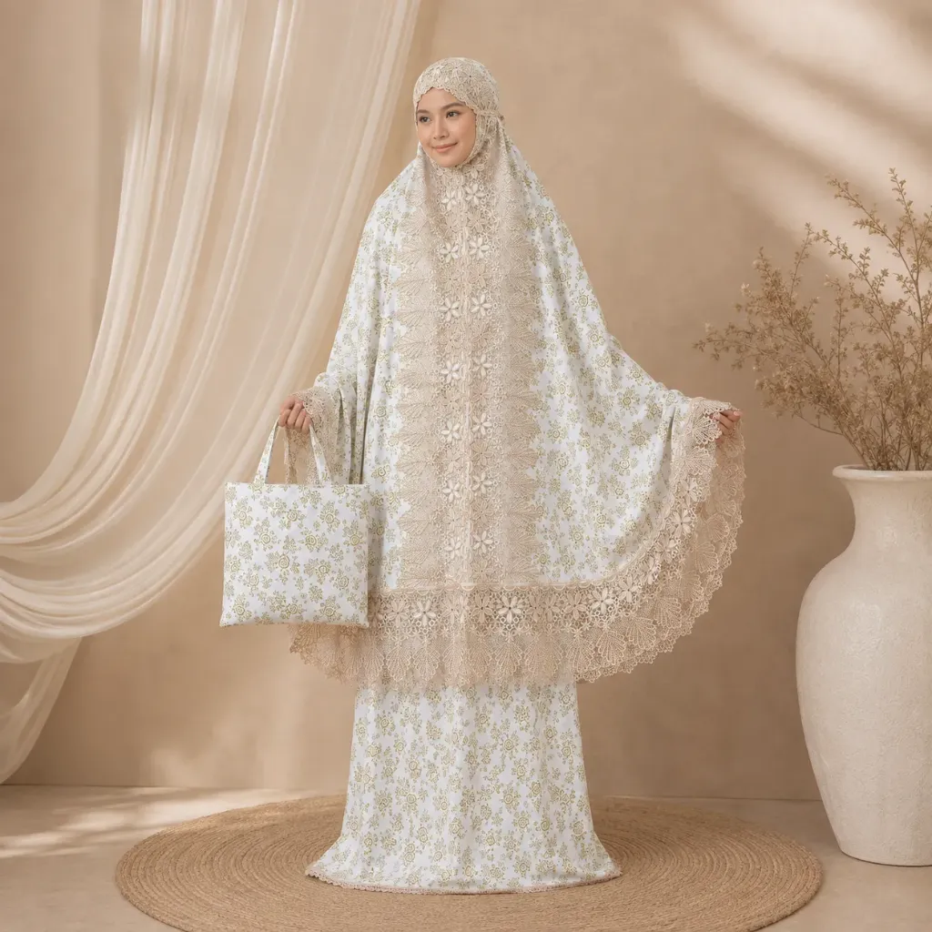 Mukena Voil Seroja Model 2