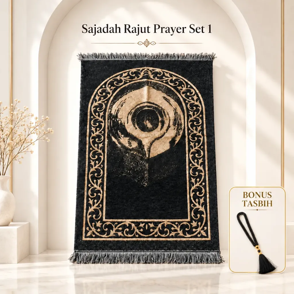 [SD-PS-1] Sajadah Rajut Prayer Set 1