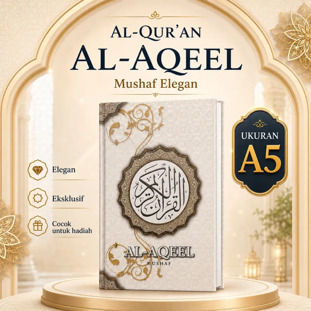 Al-Qur'an AL AQEEL Latin Tanpa Terjemahan Ukuran A5