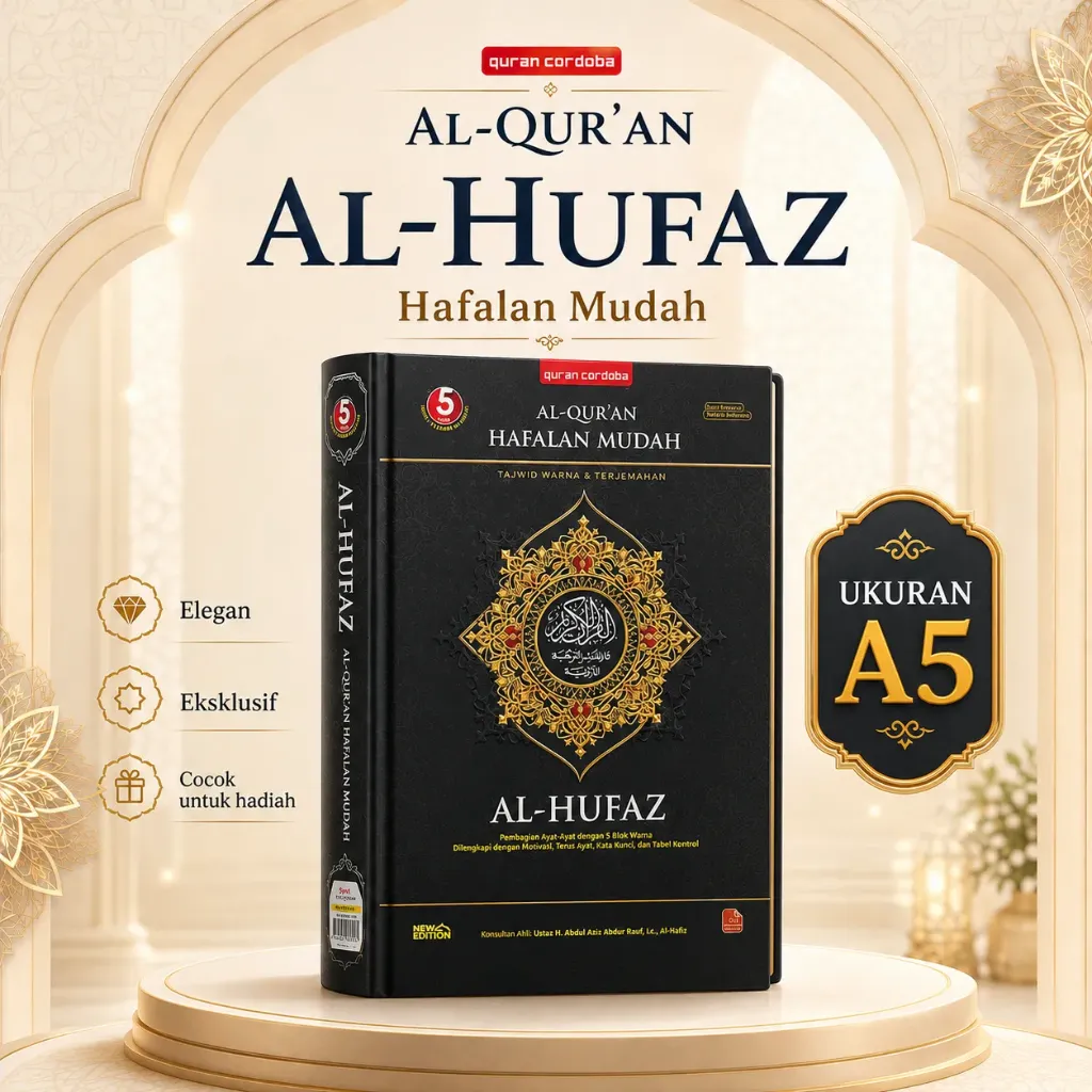 [QRN-HFZ-TJM-A5] Al Quran AL HUFAZ Dengan Terjemahan Ukuran A5