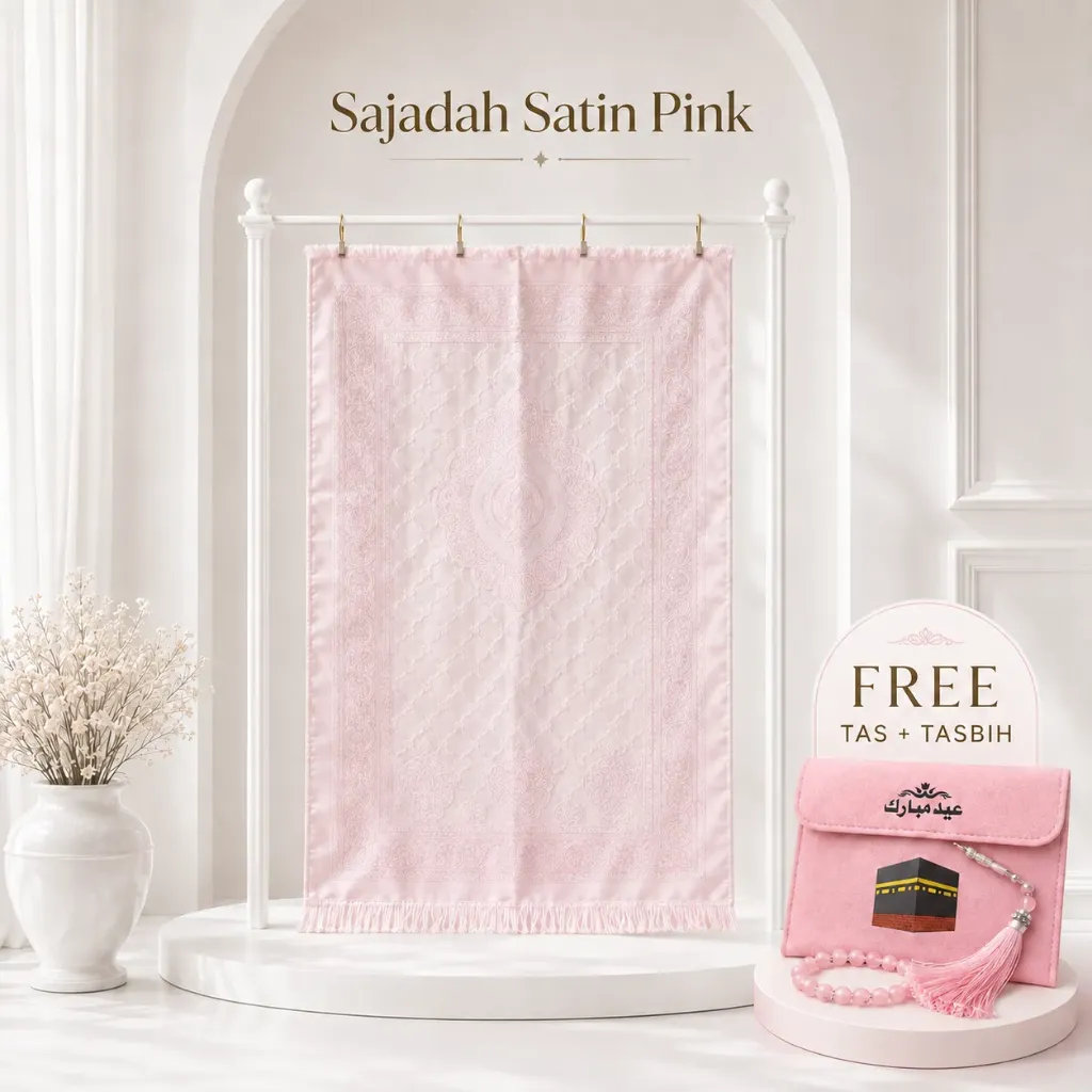 [SD-Satin-4] Sajadah Satin Pink