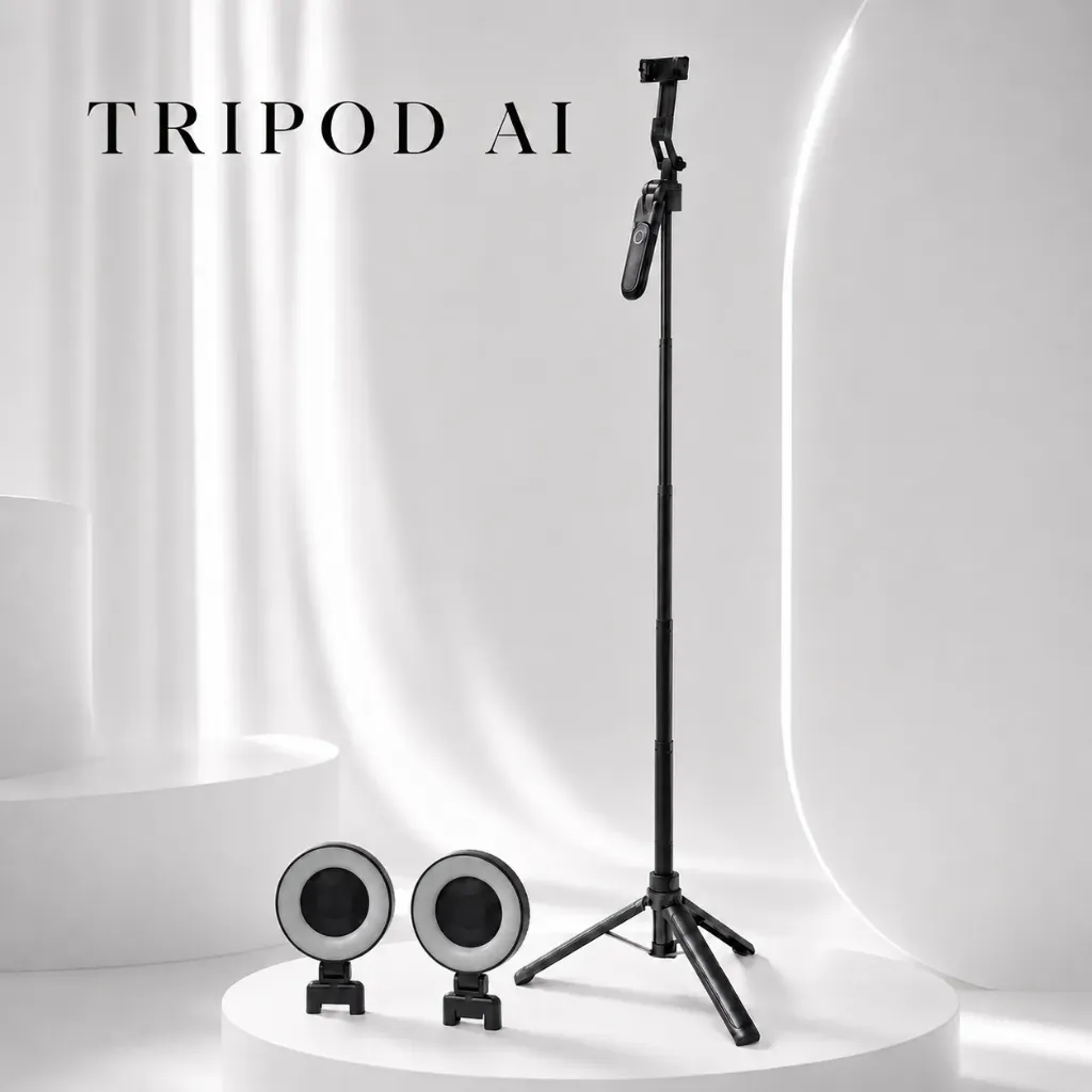 [TP-C12-1] tripod ai hitam (1,8m)