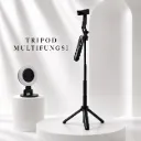 tripod multifungsi (1,8M) hitam
