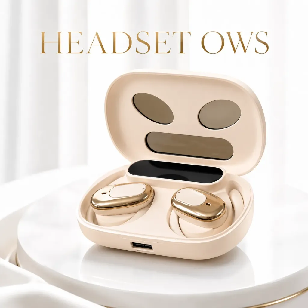 [HS-B19-2] Headset Bluetooth B19 (krem)