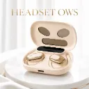 Headset Bluetooth OWS B19 Krem
