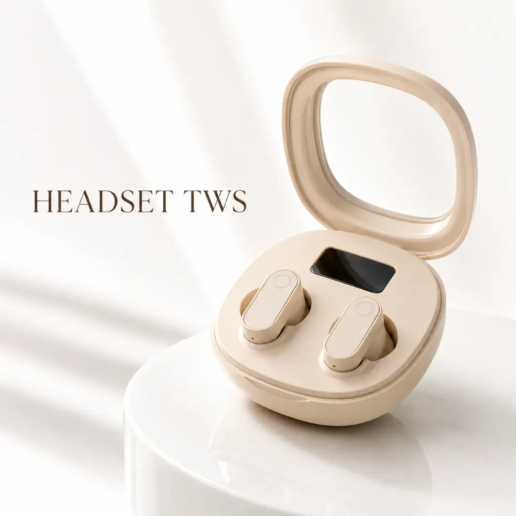 [HS-B38-2] Headset Bluetooth B38 (krem)