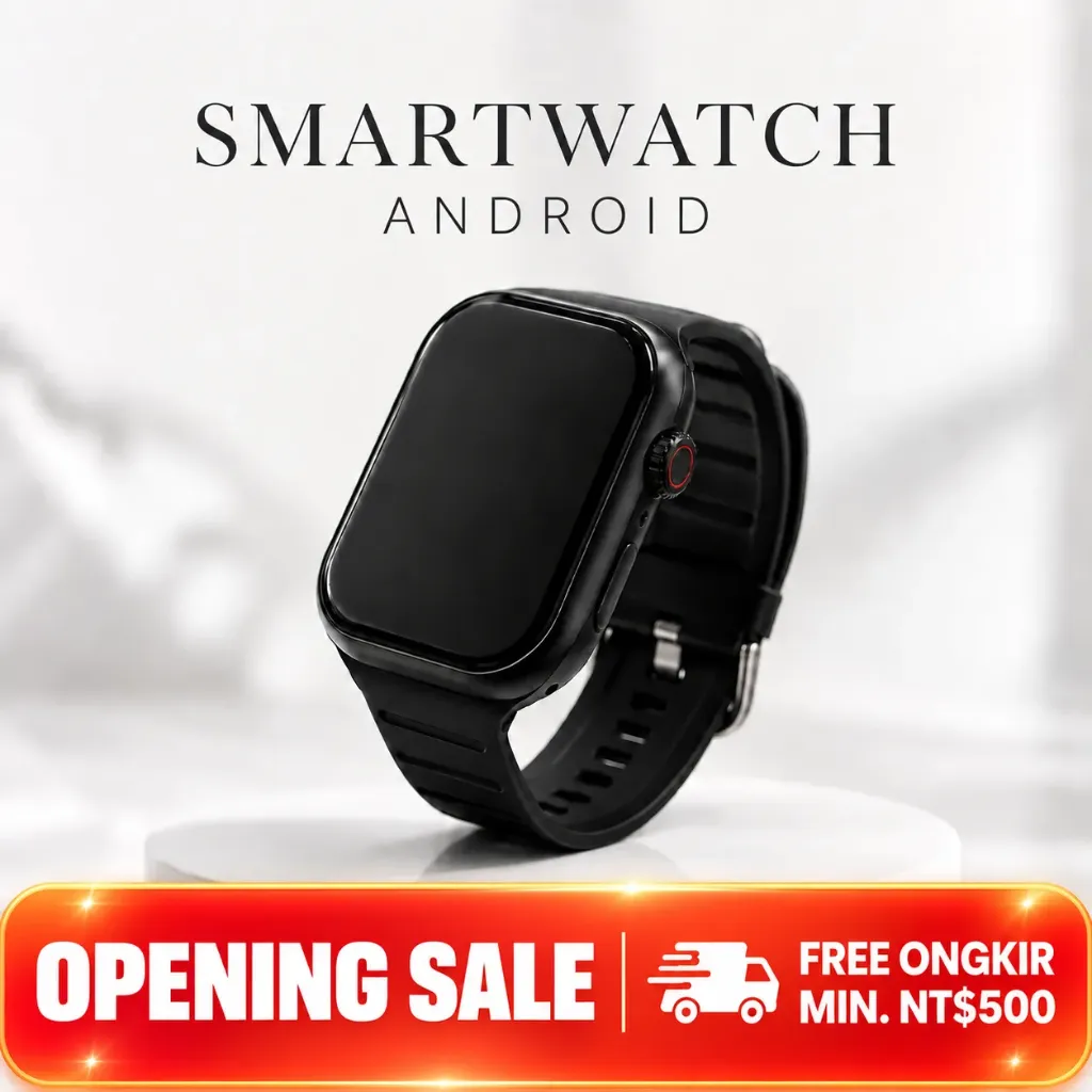 [SM-B29-1] Smartwatch Android B29 Hitam