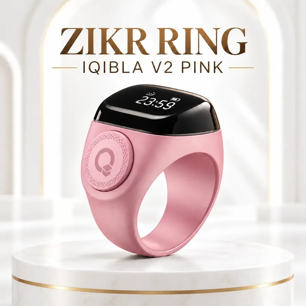 [ZR-2-3] Zikr Ring Iqibla V2 Pink