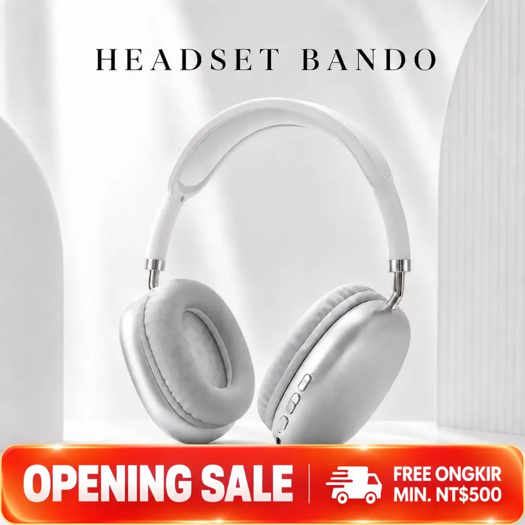 [HS-P9-1] Headset Bando Bluetooth P9