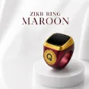 ZIKR RING IQIBLA Maroon + (bonus tasbih set)