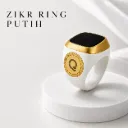 ZIKR RING IQIBLA PUTIH (Bonus tasbih set)