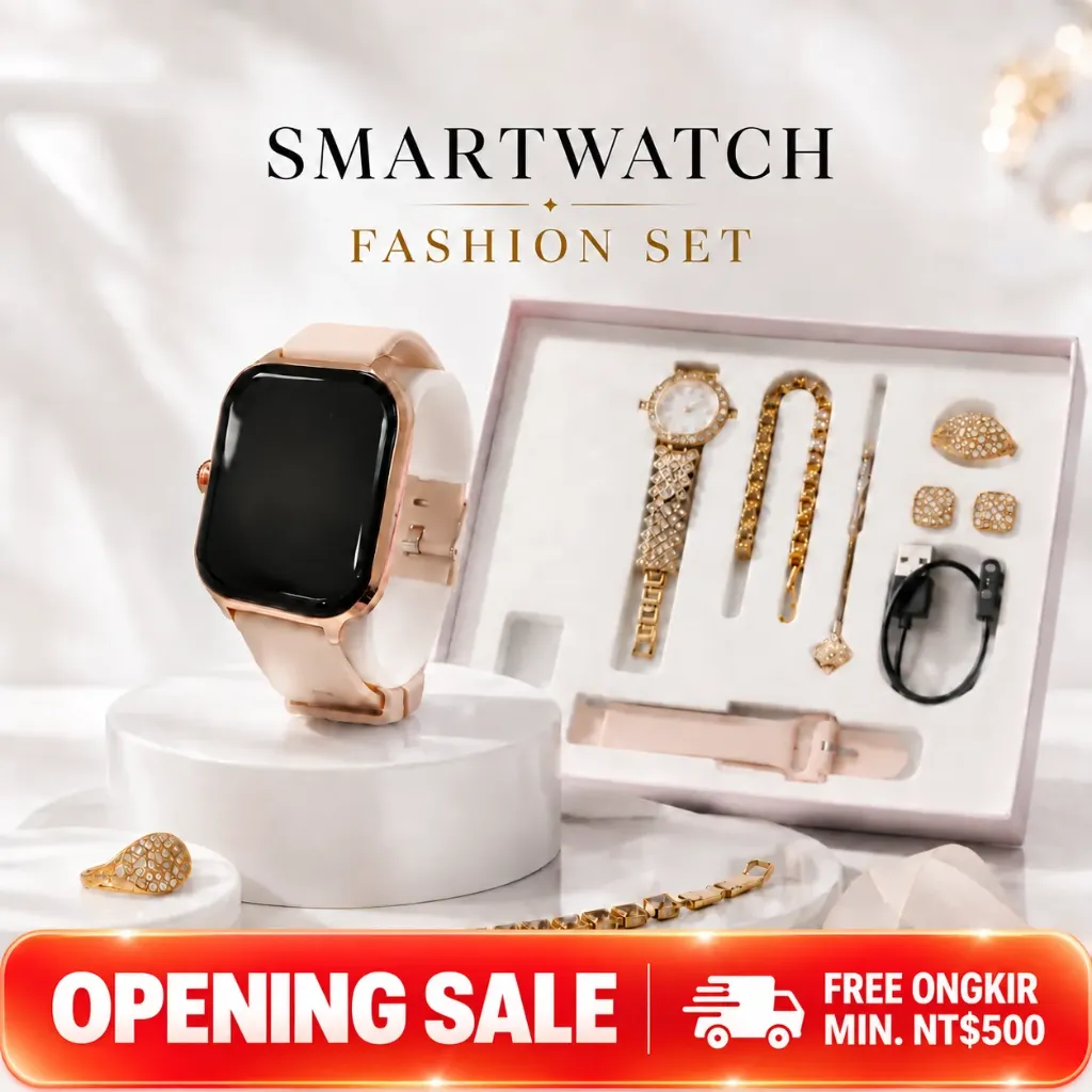Smartwatch Fashion Set (Gold)