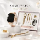 smart watch + perhiasan emas (gold)